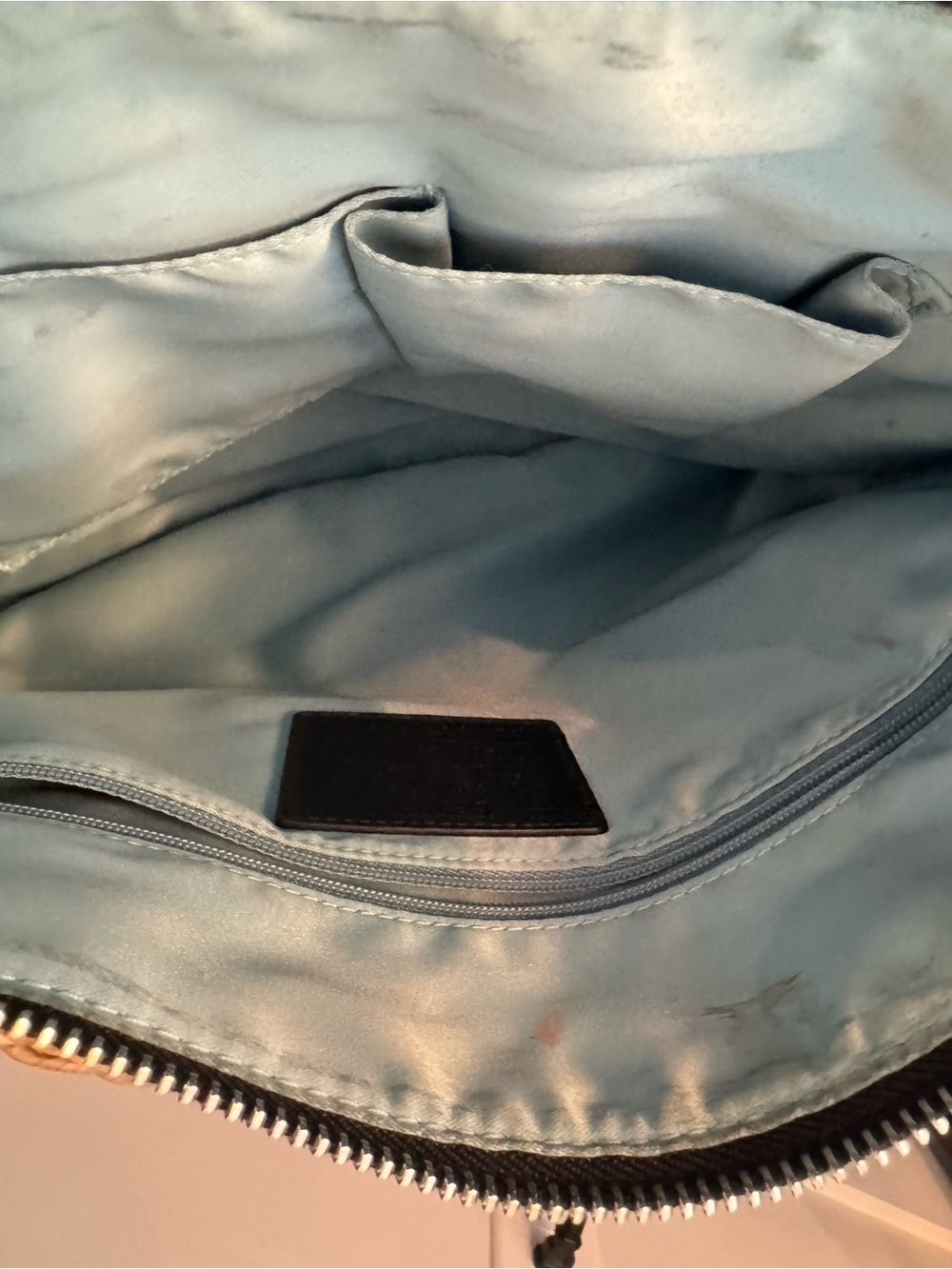 Coach Black and Gray Signature Canvas Shoulder Bag - Picture 3 of 4